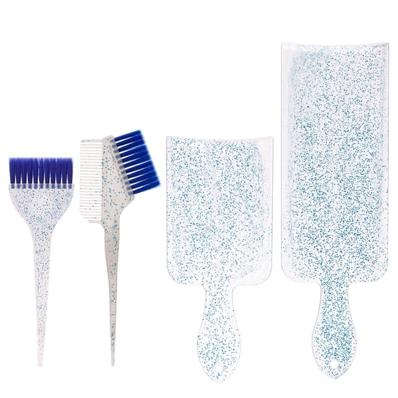 4x Hair Coloring Kits Hair Coloring Brushes Highlighting Combs Balayage Board