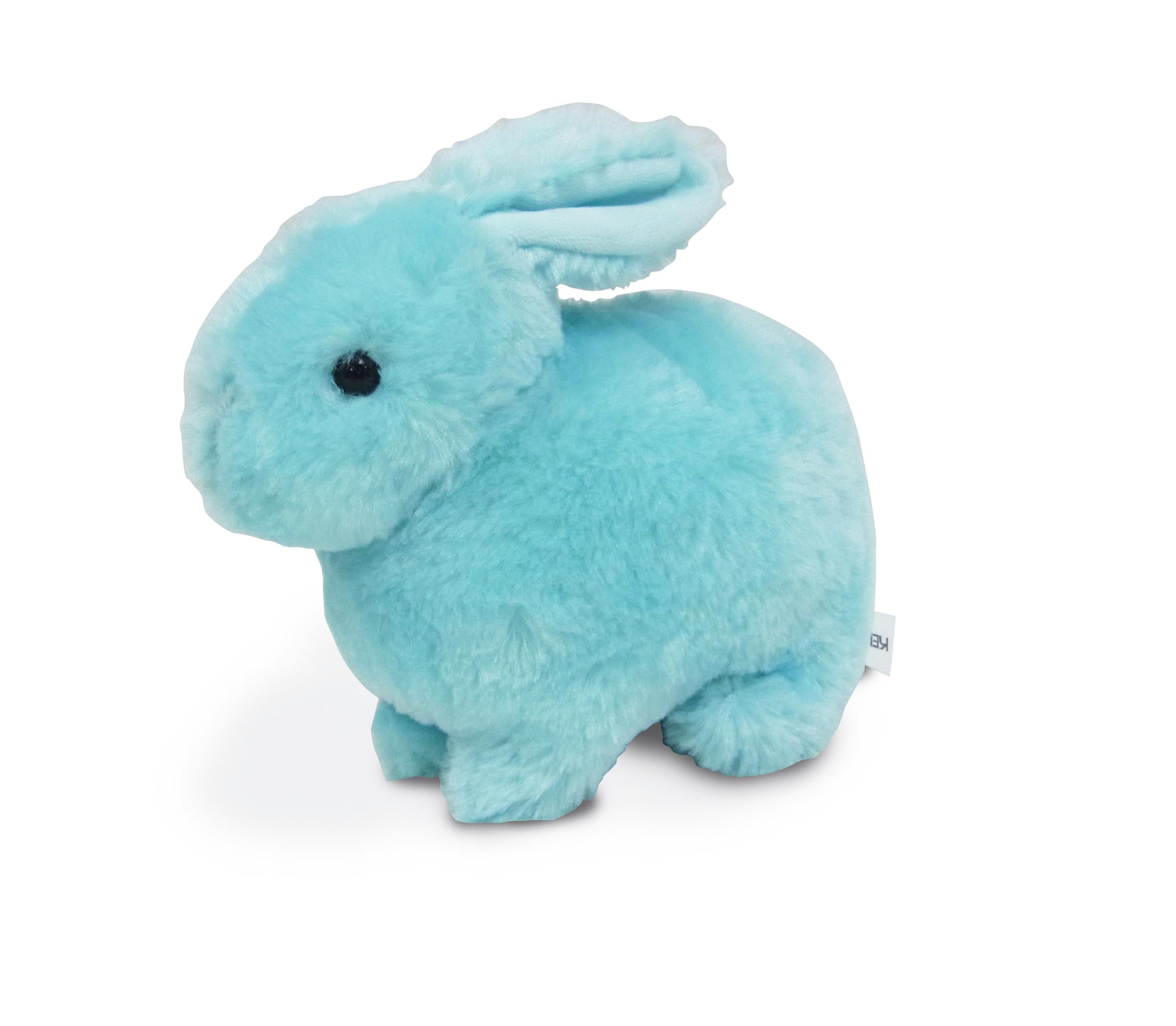blue stuffed bunny