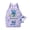 Purple, variant on New Cute Blue Alien print backpack, lightweight and durable, versatile for students' campus and commuting, with accessories