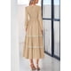 thumbnail image 2 of Vestido midi PRETTYGARDEN para mujer, estampado floral, elegante, 2 of 9