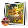thumbnail image 2 of Pintura de diamante 5D DIY Kit de dinosaurio de taladro redondo completo Artesanía de decoración del hogar(4) FLhrweasw Nuevo, 2 of 9