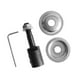 thumbnail image 3 of Eje de muela abrasiva Eje de extensión de amoladora Motor de pulido de acero Adaptador de eje para muela abrasiva Rueda de fibra Rueda de tela Rueda 12 mm 97 g, 3 of 8