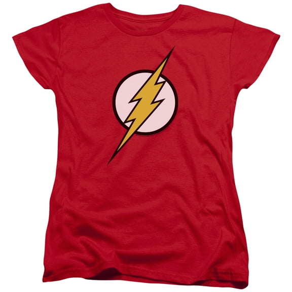 Jla - Flash Logo - Women's Short Sleeve Shirt - Medium
