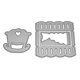 thumbnail image 1 of Plantilla de corte de metal para cuna de bebé 3D, para álbum de recortes, sellos, tarjetas de papel, etc., 1 of 5