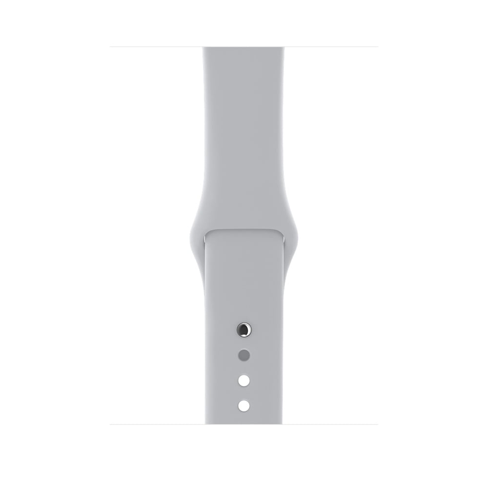 apple watch series 3 38mm silver aluminum fog sport band