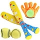 thumbnail image 1 of 4 unids / set de juguetes de béisbol para bebés, juguetes deportivos de béisbol suave, guantes de murciélago para niños, kit de pelota, juego escolar para niños, regalo para jugar Inevent WJ3625-00B, 1 of 7