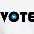 thumbnail image 3 of CafePress - Vote Blue White T Shirt - Men's White Classic Cotton T-Shirts, 3 of 4