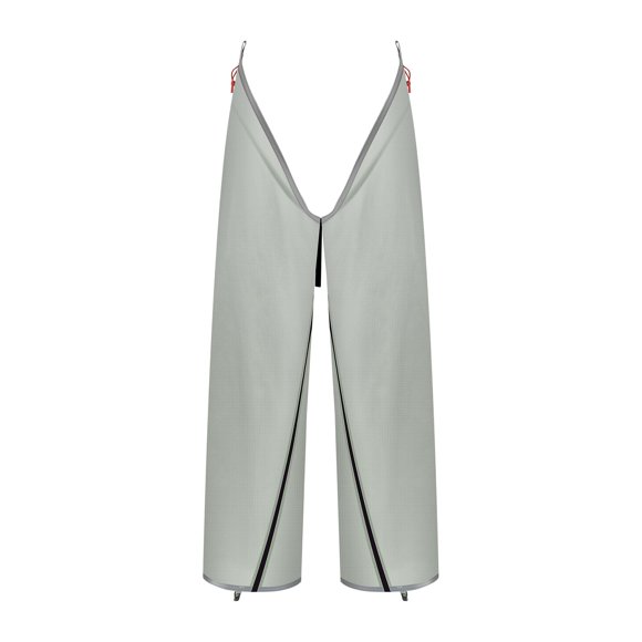 kurtrusly Waterproof Rain Pants for Men Women Hiking Rain Pants Pants Lightweight Over Gray 101CM