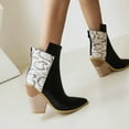 thumbnail image 6 of Fesfesfes Womens Fall Boots Large Size And Winter Snake Print Super High Heel Sleeve 6.5(38), 6 of 8