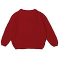thumbnail image 4 of Wooowa Handmade Embroidered Cotton Knit Sweaters (Custom Name), Festive Knitwear for Toddler Winter Wear, Personalized Holiday Apparel, 4 of 7
