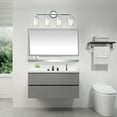 thumbnail image 6 of RADIANCE Goods Contemporary 4 Light Chrome Bath Vanity Fixture 28" Width, 6 of 9