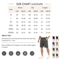 thumbnail image 2 of Nestiefly Men's Golf Dress Shorts Flat Front Stretch Hybrid Lightweight Quick Dry Chino Shorts with Pockets Navy L, 2 of 4