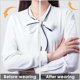 thumbnail image 5 of Hombreras invisibles de silicona elástica suave antideslizante autoadhesiva reutilizable potenciador vestidos camiseta mujeres hombres, 5 of 5