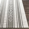thumbnail image 3 of Surya Eagean EAG-2352 94 x 122" Rectangle Fabric Rug in Black/Off White/Charcoal, 3 of 7