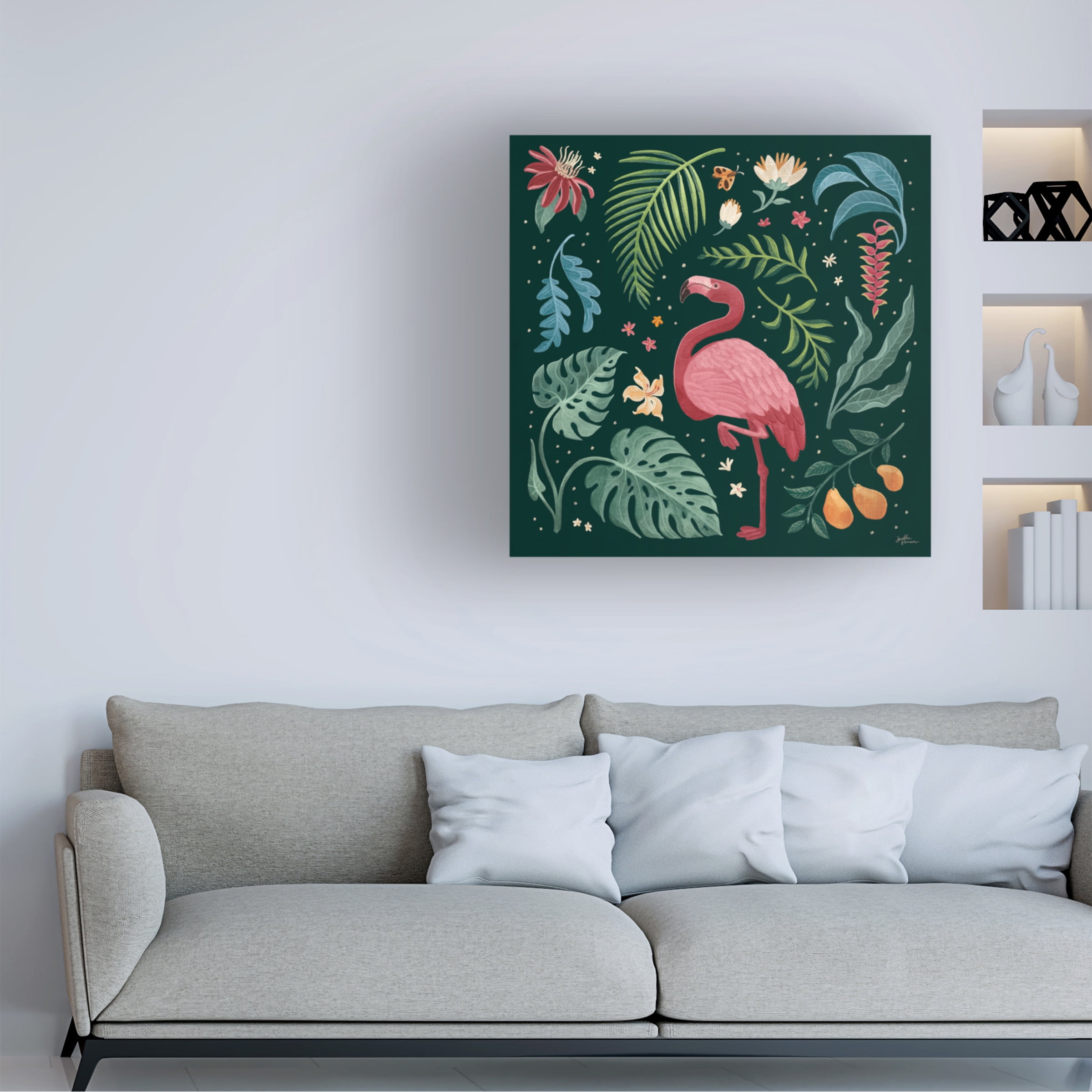 Janelle Penner 'Jungle Love VI' Canvas Art