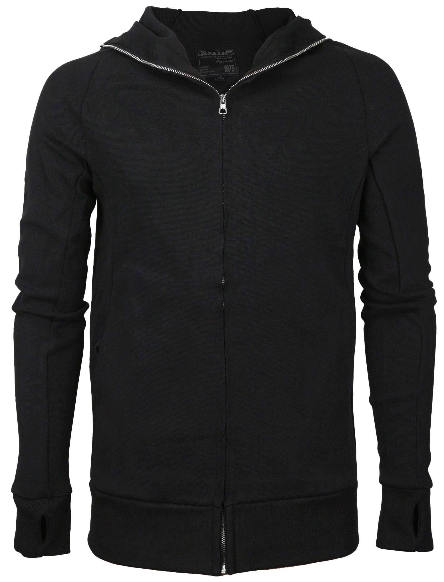 turtleneck zip up hoodie