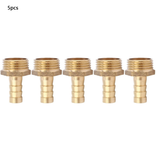 Hose Barb Male BSP Connector,5pcs 10mm Hose Barb Hose Barb Fitting Hose Barb Adapter Smart Functionality