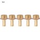 thumbnail image 4 of Adaptador de espiga para manguera, 5 piezas de 10 mm espiga para manguera espiga para manguera conector BSP macho conector de espiga para manguera construido para precisión, 4 of 8