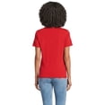 thumbnail image 2 of Lands' End Women's Relaxed American-Grown Supima Cotton V-Neck T-Shirt, 2 of 3