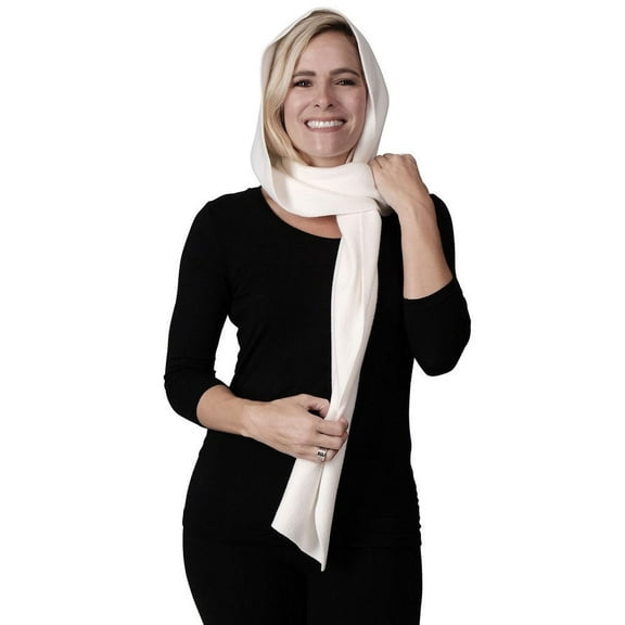 Fleece Womens Hooded Wraparound Scarf