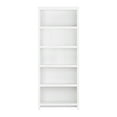 thumbnail image 3 of Prepac Moda Bookcase, White Storage Cabinet, Display Cabinet 31.75" W x 80" H x 12" D, WSBR-0510-1, 3 of 11