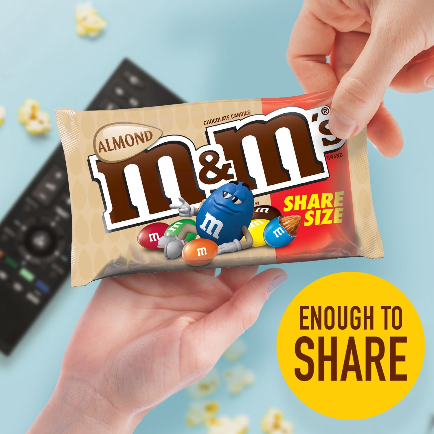 M&M's Almond Milk Chocolate Candy, Sharing Size - 2.83 oz Bag