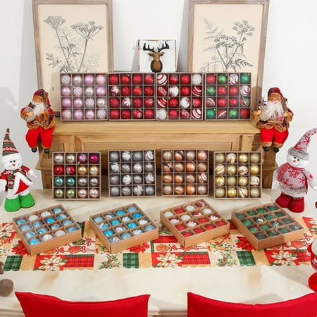 

Gwong 16Pcs/Set Christmas Decoration Shopping Mall Ceiling Window Xmas Tree Pendant