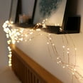 thumbnail image 7 of Perfect Holiday 200 LED 64ft Mini Micro Solar String Light - Warm white LED 8 Modes, 7 of 7