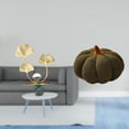 thumbnail image 2 of Figura decorativa de metal con flores y hojas, ideal para Halloween. Adorno de calabaza. Material suave, apto para el hogar, la oficina, tiendas o el, 2 of 8