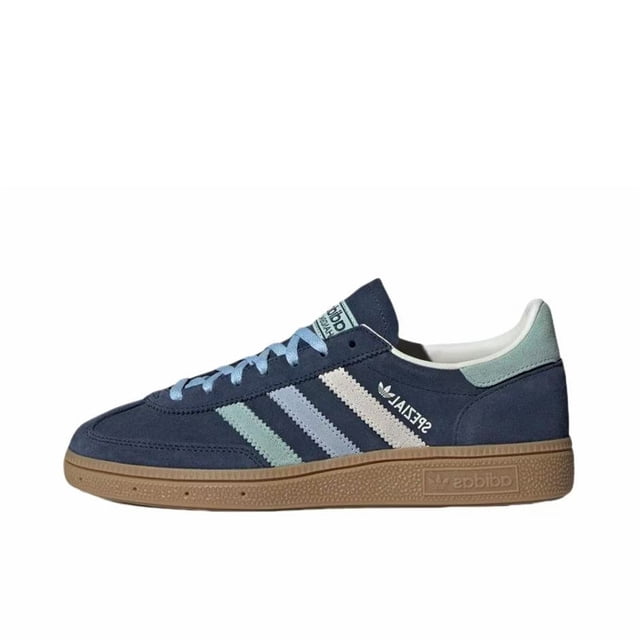 Zapatillas de deporte clásicas informales para hombre y mujer de Handball Spezial, con núcleo de aluminio, color negro, azul marino, goma y azul claro