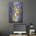 thumbnail image 5 of Luxe Metal Art 'Spring Flowers' by Harro Maass, Metal Wall Art, 24"x36", 5 of 9