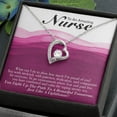 thumbnail image 2 of Inspirational Message for Nurse Forever Necklace w Message Card, 2 of 20