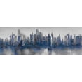 thumbnail image 3 of Atelier B Art Studio 14x7 Black Modern Framed Museum Art Print Titled - MELANCHOLY CITY, 3 of 5