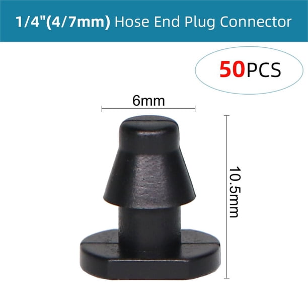 RBCFHl 50PCS 11&20cm 1/4'' Fixed Stake Support Holder for 4/7mm Watering PVC Hose DrIp Irrigation Home Garden Flowerpot Fitting1/4'' He Qiyong unisex