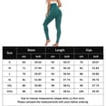 thumbnail image 2 of Pantalones Pantalón de yoga de cintura alta para mujer, pantalón opaco para correr y entrenamiento con forma de cadera Ygjytge Verde T XL para Mujer, 2 of 5