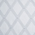 thumbnail image 2 of VCNY Home Capri 4-Piece Diamond Grommet Sheer Curtain Panel Set, White/Grey, 38" x 84", 2 of 5
