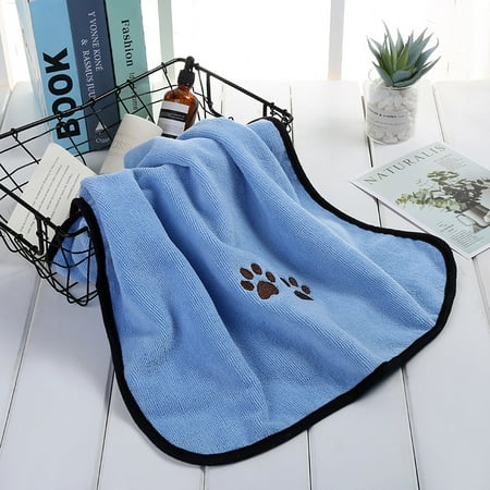 Quick Drying Pet Absorbent Towel Dog Bathrobe Pet Dog Bath Towel For Dogs Cats Microfiber Absorbent Pet Drying Towel Pet Supplies Pet Products main image 1