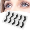 thumbnail image 4 of Pestañas Postizas, Pestañas Postizas Gruesas Herramienta De Maquillaje Tridimensional Maquillaje Largo Ampliamente Utilizado Pestañas Postizas Uso Fácil Para Mujer Para El ANGGREK No, 4 of 7