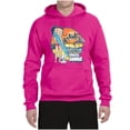 thumbnail image 2 of Wild Bobby, Betty Boop Endless Summer Beach the Dog Betty Boop Unisex Hoodie Sweatshirt, Fuschia, 3X-Large, 2 of 5