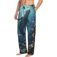 thumbnail image 6 of Sikiie Underwater Dolphin Mens Pajama Pants Sleep & Lounge Pants, PJ Bottoms With elastic waistb and Pockets XX-Large, 6 of 6