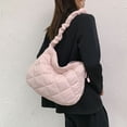 thumbnail image 4 of Bolso de mano plisado con diseño de nubes para mujer, novedad de 2025, informal, ligero, sencillo, de alta gama, con textura, para ir al trabajo o al trabajo., 4 of 5