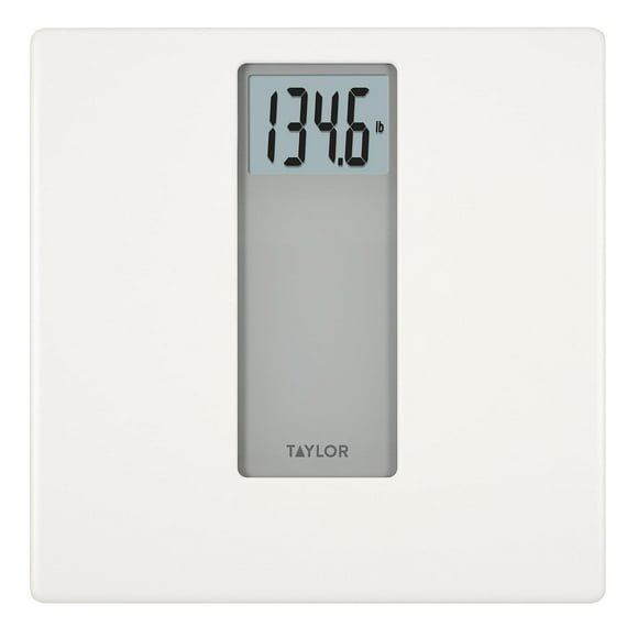 Taylor Precision Products Báscula digital de baño, 13.8x2x13.8"