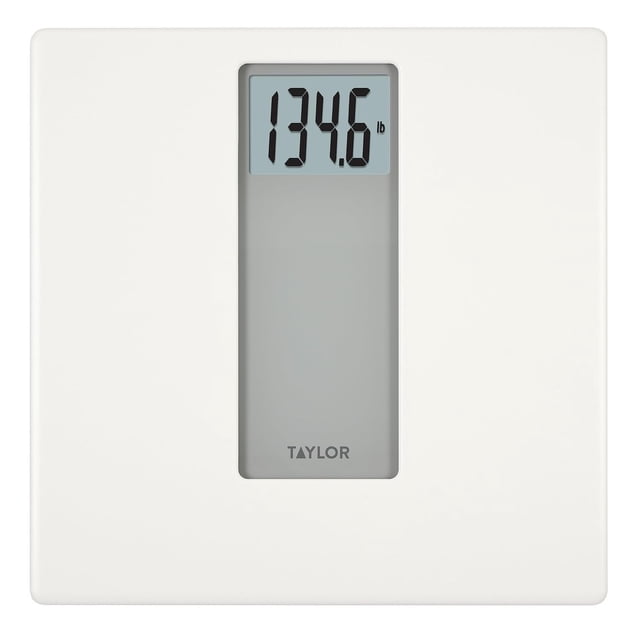 Taylor Precision Products Báscula digital de baño, 13.8x2x13.8"