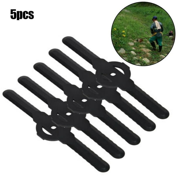 Allume 50Pcs String Trimmer Head Blades Replace Plastic Cutter Blades