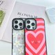 thumbnail image 3 of Carcasa Para iPhone 14 Pro Max 11 13 12Pro Magnético Seguro Carga Inalámbrica Moda Amor Corazón Flores Patrón Suave TPU Protector De Teléfono Móvil Antiarañazos Shell Cubierta, 3 of 4