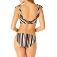 thumbnail image 2 of Studio Anne Cole Sahara Stripe Wrap Tie Bralette Top, 2 of 3