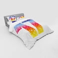 thumbnail image 2 of Ambesonne Colorful Bedding Set 4 Pcs, 17 Party, Queen, Multicolor, 2 of 2