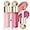 2PCS-01#02#, variant on Erinde Professional Makeup Liquid Cream Blush,Natural Matte Finish Looking,Long-Lasting Cheek Tint,Nude Pink,01,1.28oz