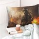 thumbnail image 4 of Fotbe Apocalyptic Skull Soldier Funda de Almohada Decorativa Estilo Occidental, Lujo en Algodón, Fundas para Almohadas King, Cojín Estampado para Decoración del Hogar-20"x30", 4 of 6