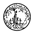 thumbnail image 1 of Wall and Child Family Tree Metal Hanging Silhouette Bedroom Living Room Decor -, 1 of 8